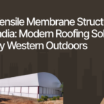 tensile membrane structures India by Western Outdoors for car parking, shade sail and walkway structures